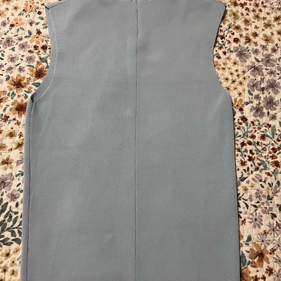 Zara Sky Blue Sleeveless Top - Picture 2 of 5